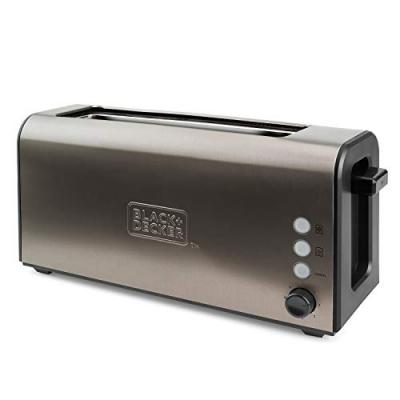 BLACK & DECKER Grille-pain Black+Decker 1 000 W Gris 