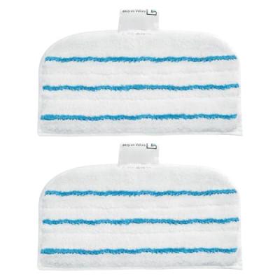  Lot de 2 patins microfibre multi surfaces pour balais &agrave; vapeur black et decker