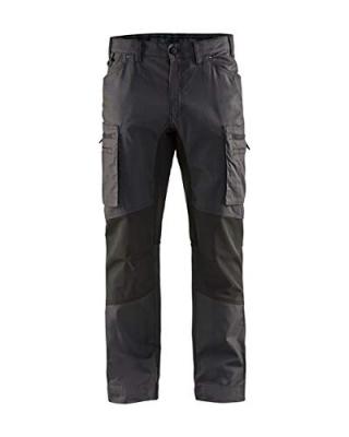 BLAKLADER Pantalon De Travail Services Stretch Gris Fonc&eacute;/noir Taille 54