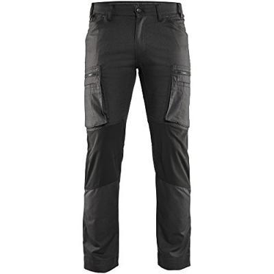 BLAKLADER  14591845 Service Pantalon Stretch, Gris/noir, taille C60