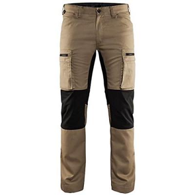 BLAKLADER  14591845 Service Pantalon Stretch, Pierre/Noir, taille C50
