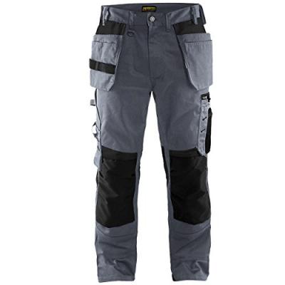 BLAKLADER  15551860 Pantalon d'artisan, Gris/noir, taille C54