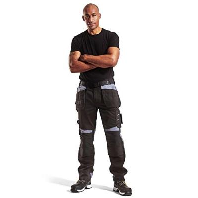 BLAKLADER  15551860 Pantalon d'artisan, Noir/Gris, taille C48