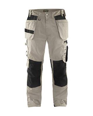 BLAKLADER  15551860 Pantalon d'artisan, Pierre/Noir, taille C62