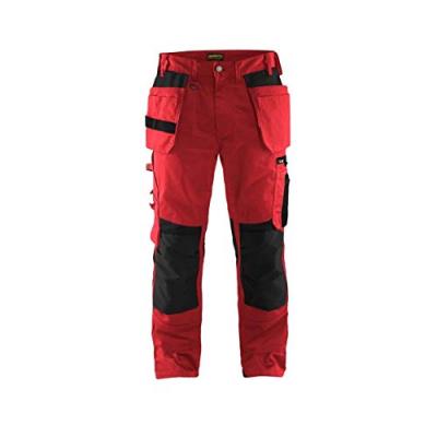BLAKLADER  15551860 Pantalon d'artisan, Rouge/Noir, taille C54