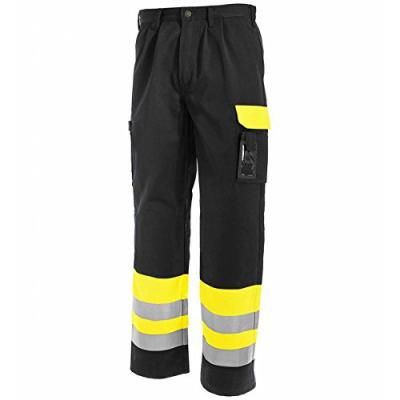 BLAKLADER  15841860 Pantalons haute visibilit&eacute;, jaune/noir, taille C54