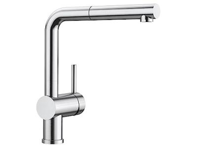 BLANCO  526242 Linus-S Robinet de Cuisine, Acier, Hochdruck