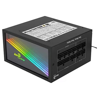 Aerocool Mirage Rgb 650w Modular 80 Plus Gold Power Supply Noir