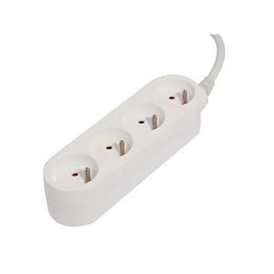 CHACON  Bloc Multiprise 4 Prises 16A 1,5M Blanc - Cha5411478488408