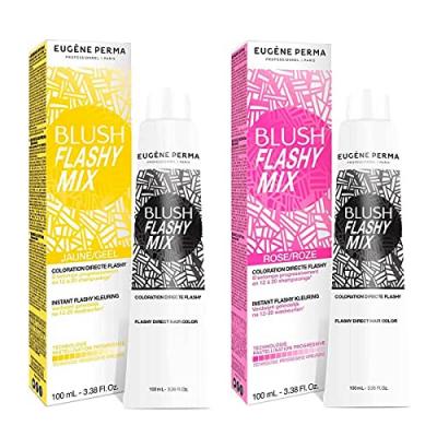 EUGENE PERMA Coloration directe flashy sans ammoniaque, rose, 100ml, eug&egrave;ne perma,