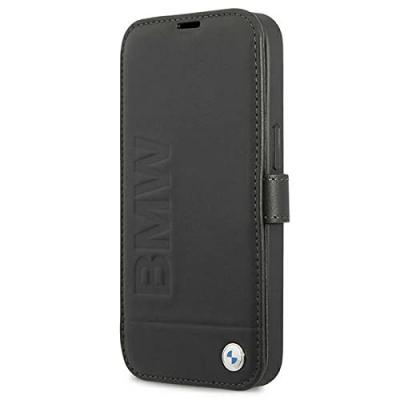 BMW  BMFLBKP13SSLLBK Coque de Protection pour iPhone 13 Mini 5,4"" en h&ecirc;tre Noir