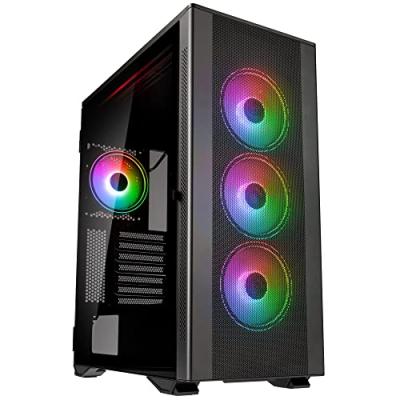KOLINK Bo&icirc;tier Moyen Tour E-ATX Stronghold Prism RGB avec Panneau Vitr&eacute;, Gris