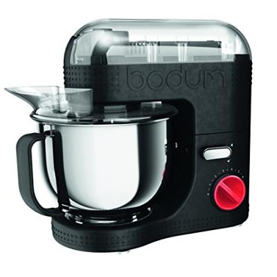 BODUM  BISTRO Robot de cuisine &eacute;lectrique, 700 W, bol inox 4.7 l Noir