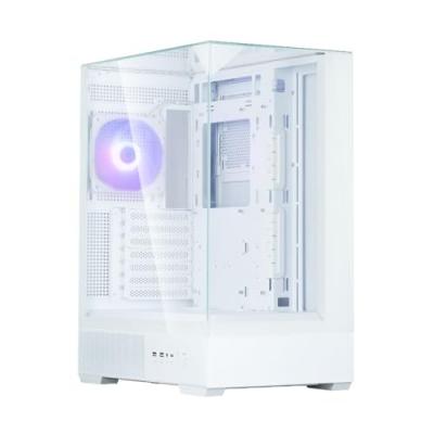 ZALMAN Boitier PC -  - P40 Prism - Sans alimentation - Moyen tour - Format ATX - Blanc 