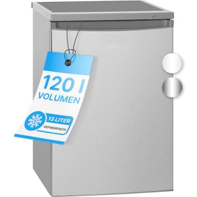 BOMANN R&eacute;frig&eacute;rateur avec petit cong&eacute;lateur 120L inox  KS 2184.1 inox