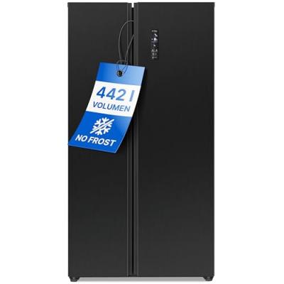 R&eacute;frig&eacute;rateur am&eacute;ricain avec cong&eacute;lateur 442L Noir Bomann SBS7344-Noir