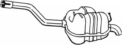BOSAL Silencieux arriere  233-161 (X1)