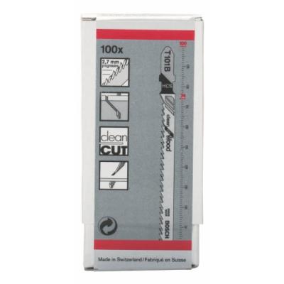 BOSCH Lame de point de point t 101 b. Nettoyer pour le bois. 100 paquets