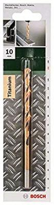 BOSCH  - 2609255109 Forets &agrave; m&eacute;taux rectifi&eacute;s HSS-TiN, din 338