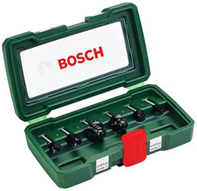 Fraises Carbure Bosch en Coffret de 6 (Queue de 6 MM de Diametre)