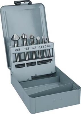 BOSCH  - coffret de 6 fraises coniques &agrave; lamer queue cylindrique