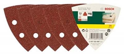 BOSCH Set de 25 Abrasifs 2607019487 