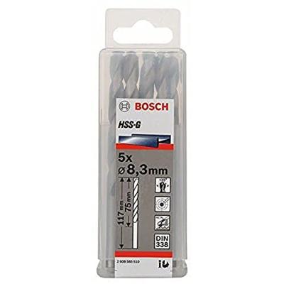 Forets &agrave;&nbsp; M&eacute;taux Hss-G Standard, Din 338 (8,3 X 75 X 117 Mm)