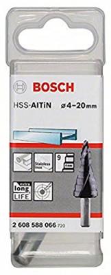 BOSCH  Accessories 2608588064 Fraise &eacute;tag&eacute;e queue 3 pans Longueur 50 mm Ex&eacute;cution HSS-AlTIN