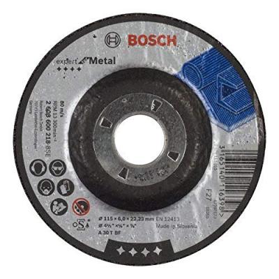 BOSCH  - 2608600218 Meule &agrave; &eacute;barber &agrave; moyeu d&eacute;port&eacute; Expert for Metal