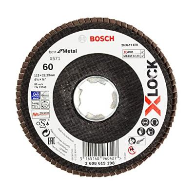BOSCH  X-lock X571 B 115 Mm Concave Fv G60 Metal Shim Disc Clair