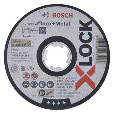 BOSCH  25 Disques &Agrave; Tron&ccedil;onner X-lock Expert For Inox+metal - 