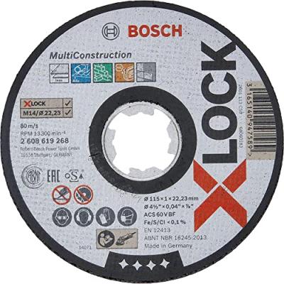 BOSCH  X-lock Multi Material 115x1.0 Mm Noir