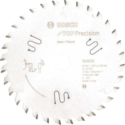BOSCH  - 2608642386 Lame de scie circulaire Top Precision Best for Wood