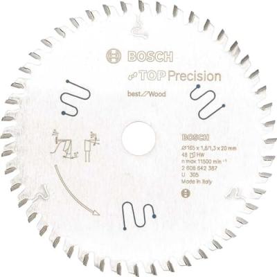 BOSCH  2608642387 Top Id&eacute;al Pour Multi Mat&eacute;riaux Pr&eacute;cision Lame De Scie Circulaire