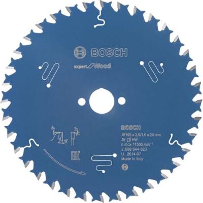 BOSCH Lame pour scie circulaire expert for Wood 165x20x2.6/1.6x36 T