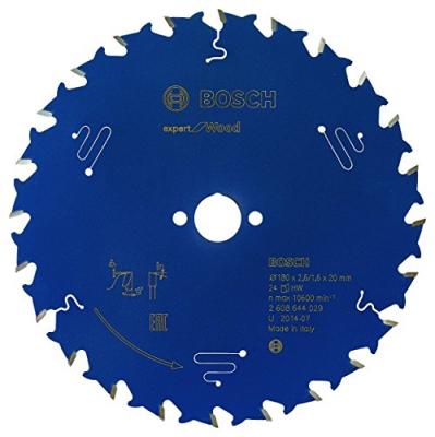 BOSCH  Accessories 2608644029 Lame de scie circulaire expert for wood 180 x 20 x 2,6 mm 24