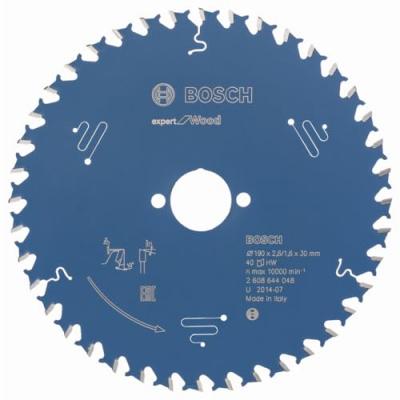 BOSCH Lame pour scie circulaire expert for Wood 190x30x2.6/1.6x40 T