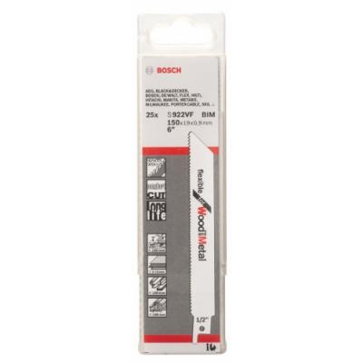 BOSCH  Accessories 2608657558 Lot de 25 lames pour scie sabre S 922 VF