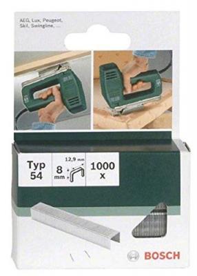 BOSCH ACCESSORIES Agrafes 54 12.9x1.25x8mm - 1000 pi&egrave;ces
