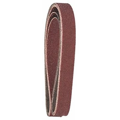 BOSCH Bande abrasive 13x451 mm G120, RW, non perfor&eacute;, fixation &eacute;trier - 3 pi&egrave;ces