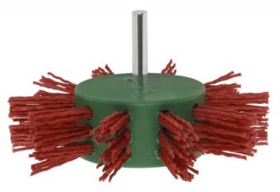 BOSCH  2609256543 Brosse &agrave; lamelle pour Perceuse Fils nylon et abrasif corindon 6 x 100 mm