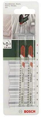 BOSCH  Accessories 2609256C59 Set de 2 lames de scie sauteuse T102BF