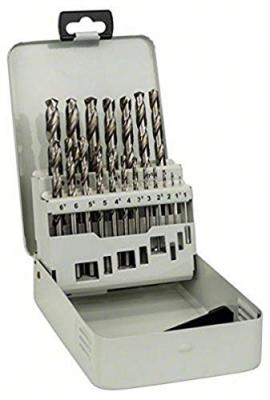 BOSCH HSS set foret spiral&eacute; pour m&eacute;tal 19 pi&egrave;ces  2607018726