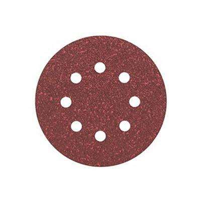 BOSCH  Velcro 5 X Papier Abrasif Ponceuse &agrave; Excentrique 125 Mm Bois Rouge Grain 40