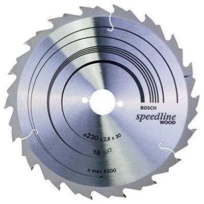 BOSCH  - Lame de scie circulaire Speedline Bois 230 x 30 x 2,4 mm 18