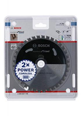 BOSCH  Standard 160x20x40d Cl Steel Circular Disc Argent&eacute;