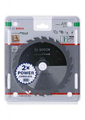BOSCH Lame de scie circulaire standard pour bois, 150x1.6 / 1x20, 24 dents - 