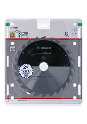 BOSCH  - Scie circulaire Lame standard pour bois, 216 x 1,7 / 1,2 x 30, 24 dents
