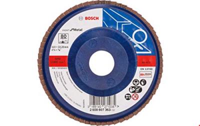 BOSCH Plateau &agrave;&nbsp; Lamelles  (115 Mm, 22,23 Mm, 80) 10 Unit&eacute;s