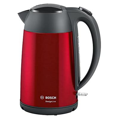 BOSCH  Bouilloire TWK3P424 bouilloire 1,7 L Gris, Rouge 2400 W